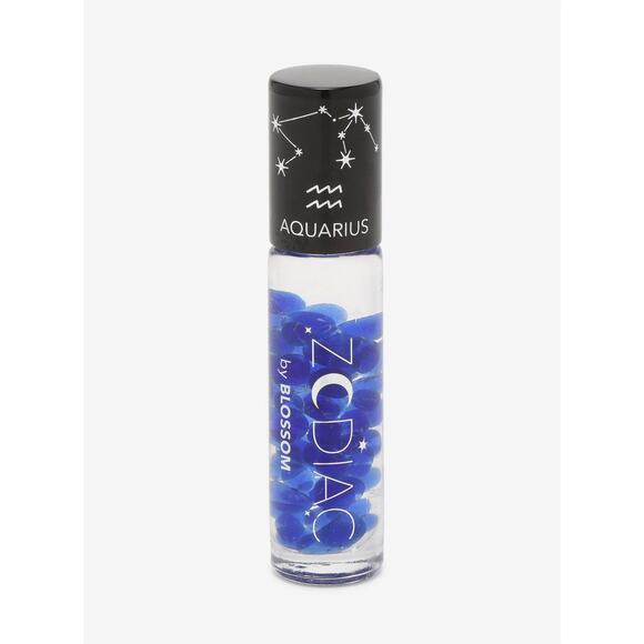 Blossom AQUARIUS Zodiac Sign VANILLA Flavored Roll-On Lip Gloss - Picture 2 of 2